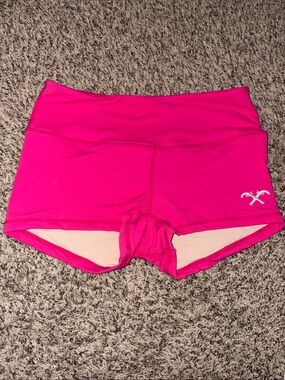 Hot Pink Women's Athletic Shorts (HVIII)